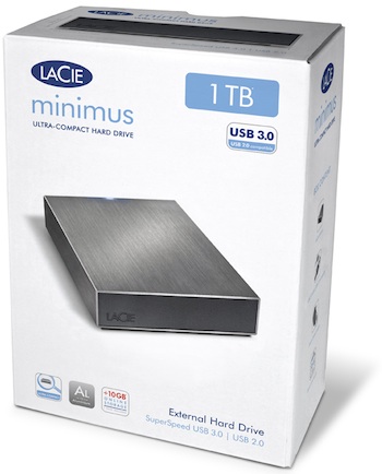 LaCie Minimus USB 3.0 1TB Desktop Hard Drive - Packaging