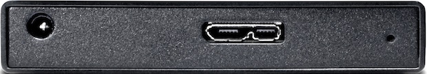 LaCie Rikiki USB 3.0 500GB Portable Hard Drive - Back