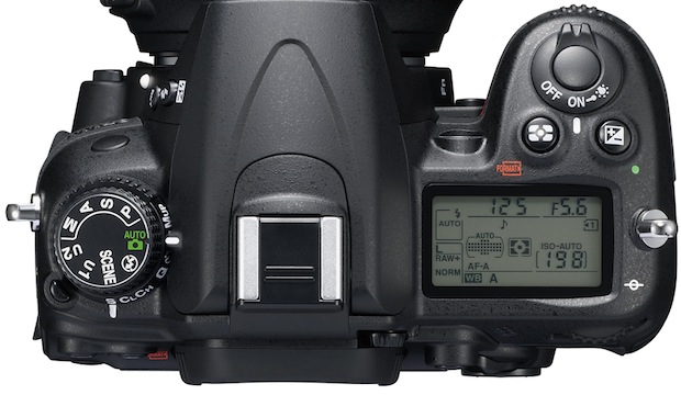 Nikon D7000 SLR Digital Camera - Top
