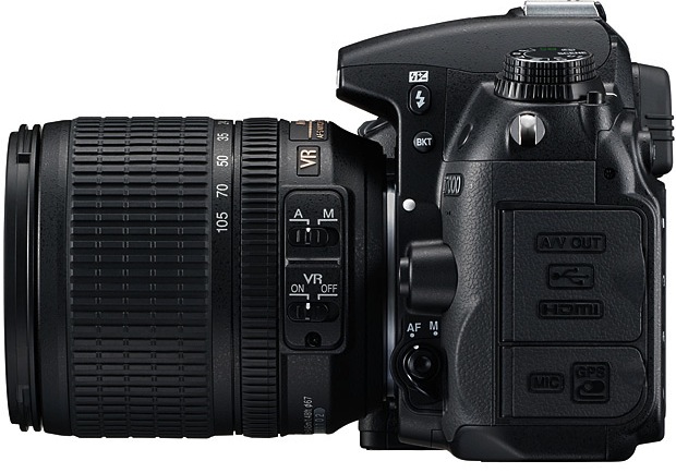 Nikon D7000 SLR Digital Camera - Side