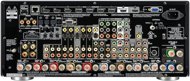 Integra DTR-80.2 THX Ultra2 Plus A/V Receiver - Back