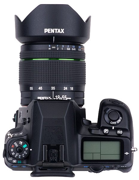 Pentax K-5 Digital SLR Camera - Top