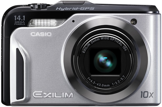 Casio EX-H20G Exilim Hybrid-GPS Digital Camera - Silver