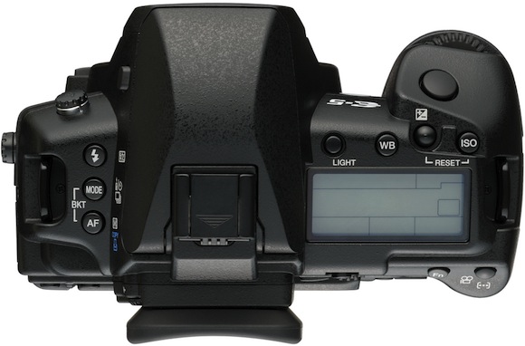Olympus E-5 Digital SLR Camera - Top