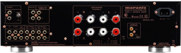 Marantz PM-KI Pearl Lite Stereo Integrated Amplifier - Back