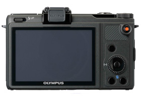 Olympus Flagship Digital Camera with Built-in Zuiko Lens - Back