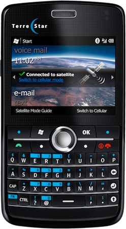 TerreStar GENUS Cellular/Satellite Smartphone