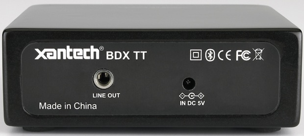 Xantech BDXTT Stereo Bluetooth Receiver - Back