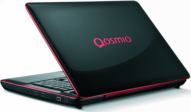 Toshiba Qosmio X500 Series Laptop - Back