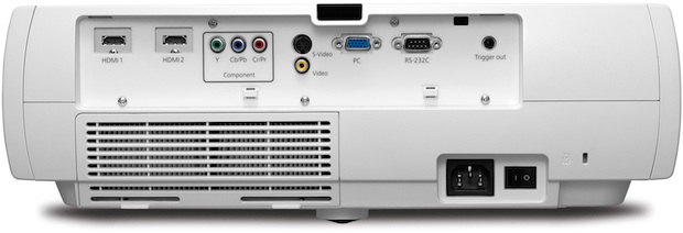 Epson PowerLite Home Cinema 8700 UB 3LCD Projector - Back