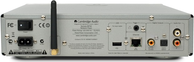 Cambridge Audio Sonata NP30 Network Music Player - Back