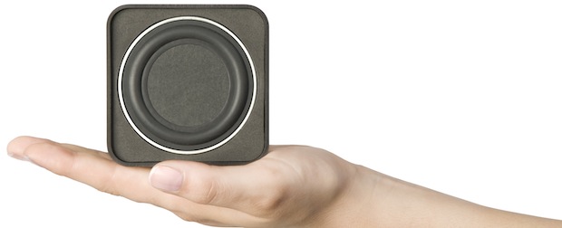 Cambridge Audio Min10 Mini Speaker in hand