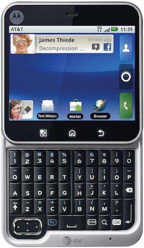 Motorola FLIPOUT Smartphone - Front