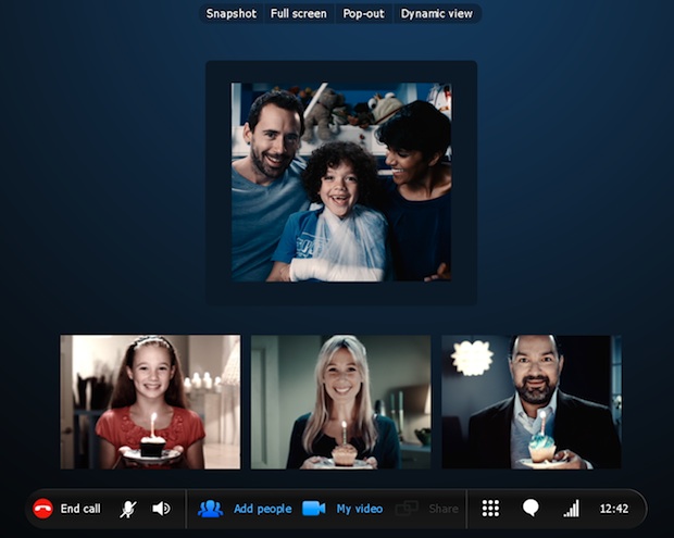 Skype 5.0 for Windows Group Video Calling