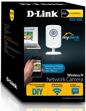 D-Link DCS-930L Wireless N Network Webcam - Packaging