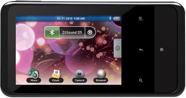 Creative ZEN Touch 2 Portable Media Player - Front