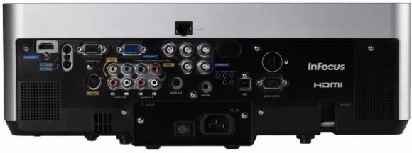 InFocus IN5110 LCD Projector - Back