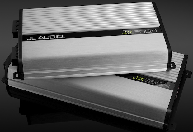 JL Audio JX500/1 and JX360/4 Car Amplifiers