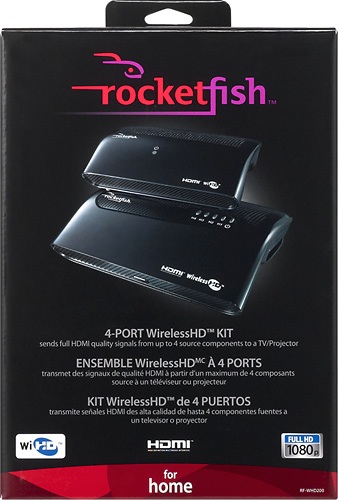 Rocketfish RF-WHD200 4-Port WirelessHD Kit - Box
