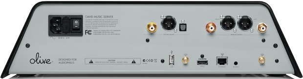 Olive O6HD Music Server - Back