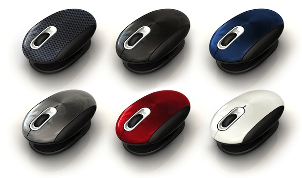 Smartfish Whirl Mini Notebook Laser Mouse - Colors