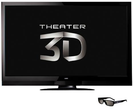 Vizio XVT3D650SV Razor LED 3D 65-inch LCD HDTV with glasses