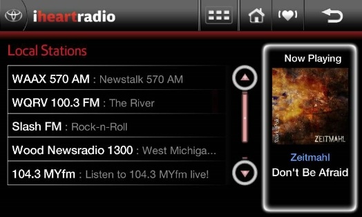 Toyota Entune with iHeart