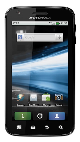 Motorola ATRIX 4G Smartphone - Front