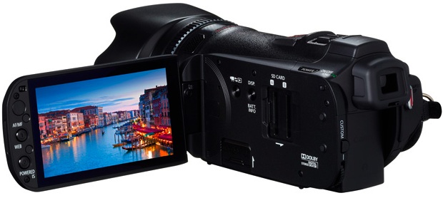 Canon VIXIA HF G10 Camcorder - back