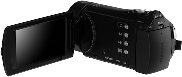 Samsung HMX-H300 HD Camcorder - Open