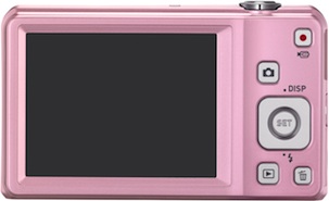 Casio EX-ZS10 Exilim Digital Camera - Pink - Back