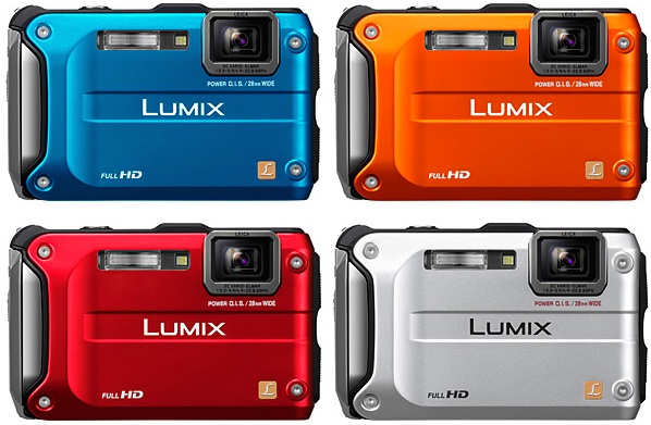 Panasonic DMC-TS3 Lumix Rugged Digital Camera - Colors