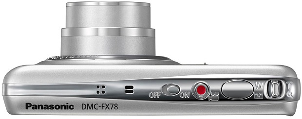 Panasonic DMC-FX78 Lumix Digital Camera - Top