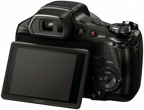 Sony DSC-HX100V Digital Camera - Back