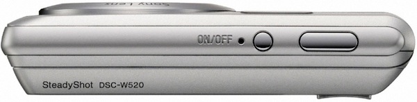 Sony DSC-W520 Cyber-shot Digital Camera - Top