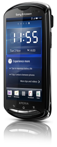 Sony Ericsson Xperia pro Smartphone - Front