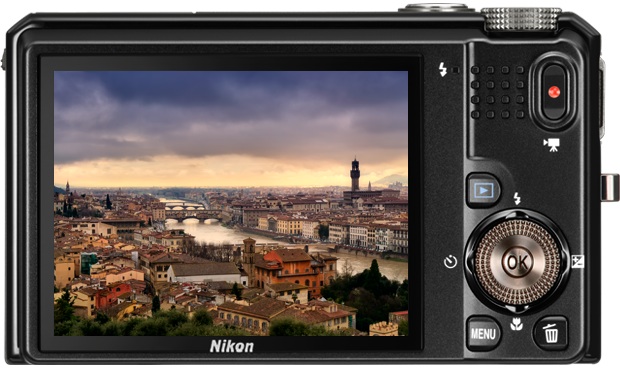 Nikon Coolpix S9100 Digital Camera - Back