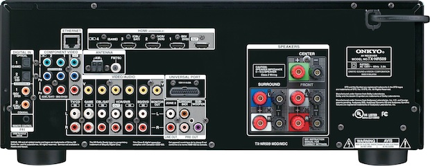 Onkyo TX-NR509 A/V Receiver - Back