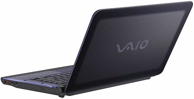 Sony VAIO VPCCA1S1E Notebook - Back