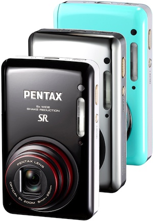 Pentax Optio S1 Digital Camera - Chrome, Green, Black