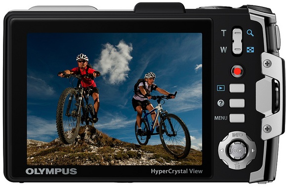 Olympus Tough TG-810 Waterproof Digital Camera - Back