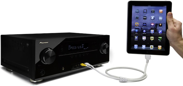 Pioneer VSX-821 A/V Receiver with iPad