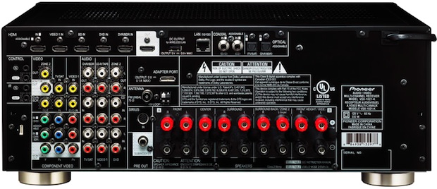 Pioneer VSX-1021 A/V Receiver - Back