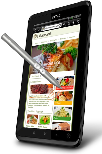 HTC EVO View 4G Tablet with Pen