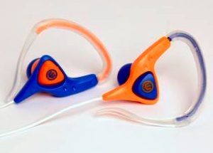 Wicked Helix Earphones - Blue/Orange