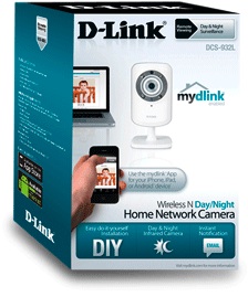 D-link DCS-932L Wireless N Network Camera Packaging