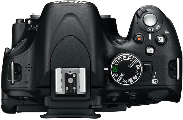 Nikon D5100 Digital SLR Camera - Top