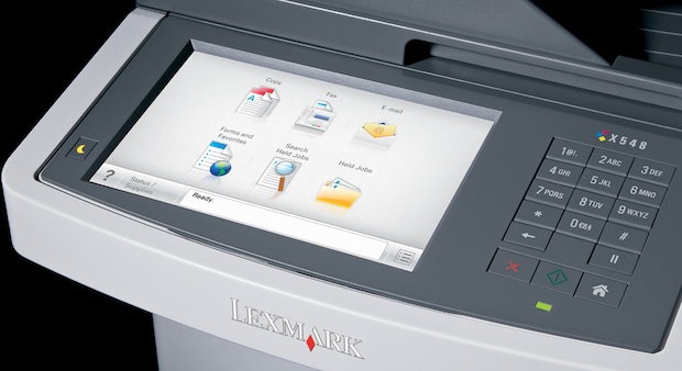 Lexmark X548 LCD Panel on MFP