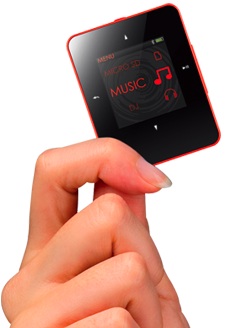 Creative ZEN M300 MP3 player in hand