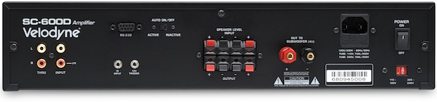 Velodyne SC-600D Subwoofer Amplifier - Back